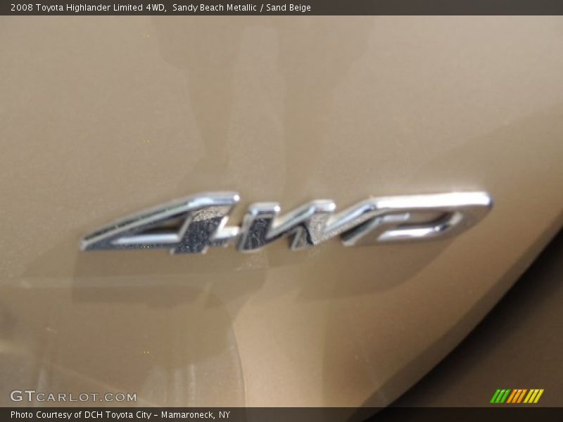 Sandy Beach Metallic / Sand Beige 2008 Toyota Highlander Limited 4WD