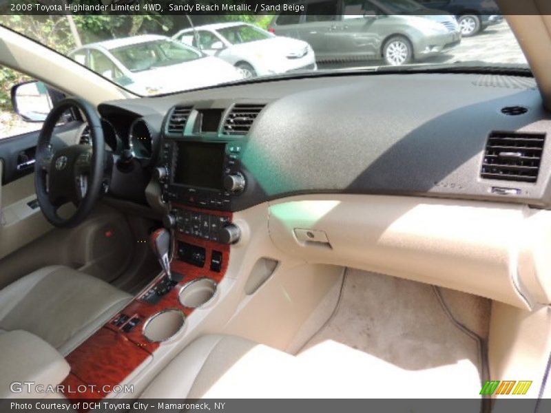 Sandy Beach Metallic / Sand Beige 2008 Toyota Highlander Limited 4WD