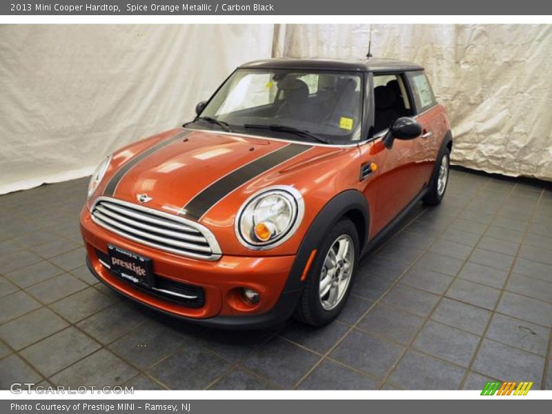 Spice Orange Metallic / Carbon Black 2013 Mini Cooper Hardtop