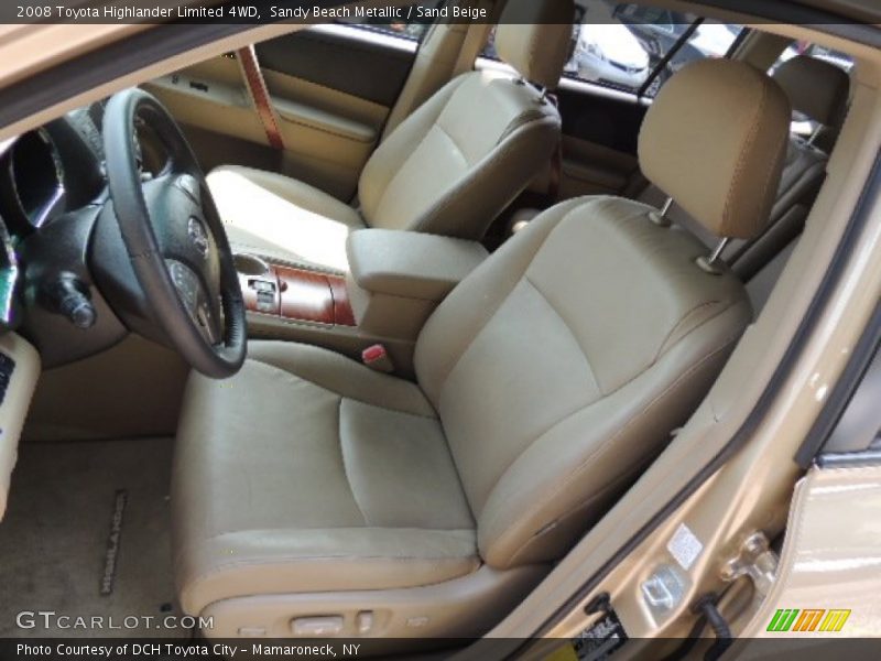 Sandy Beach Metallic / Sand Beige 2008 Toyota Highlander Limited 4WD
