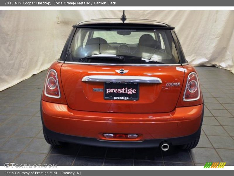 Spice Orange Metallic / Carbon Black 2013 Mini Cooper Hardtop