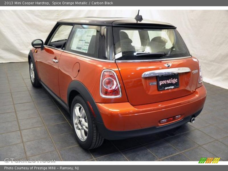 Spice Orange Metallic / Carbon Black 2013 Mini Cooper Hardtop