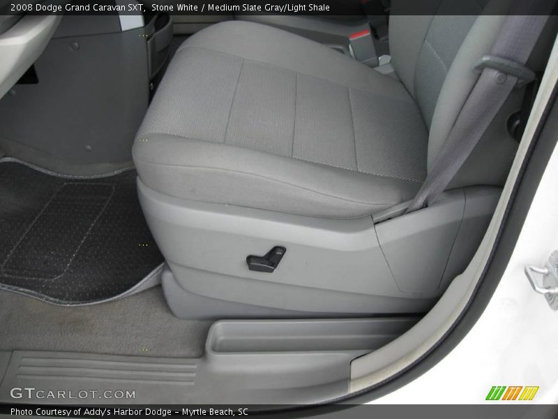 Stone White / Medium Slate Gray/Light Shale 2008 Dodge Grand Caravan SXT