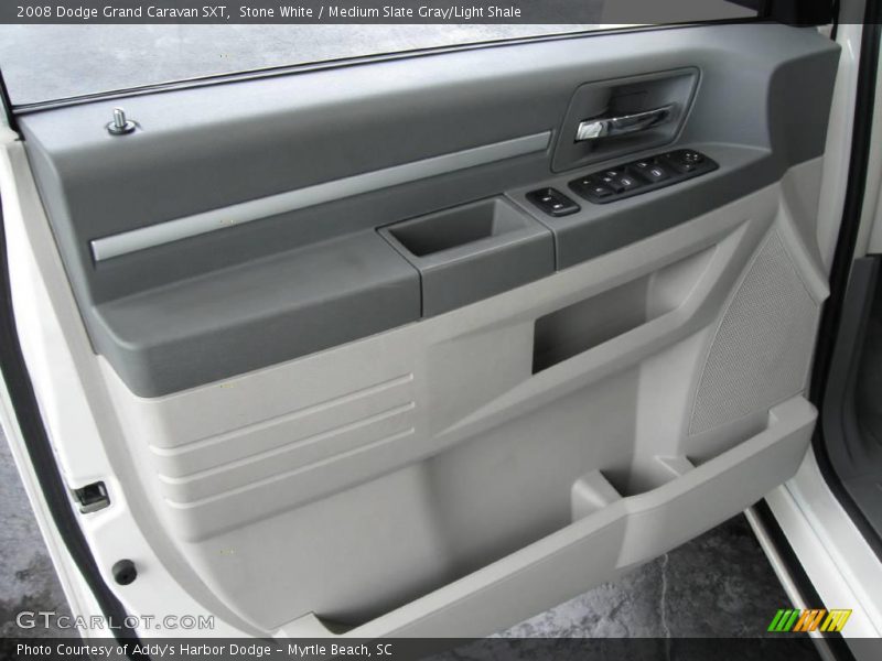 Stone White / Medium Slate Gray/Light Shale 2008 Dodge Grand Caravan SXT