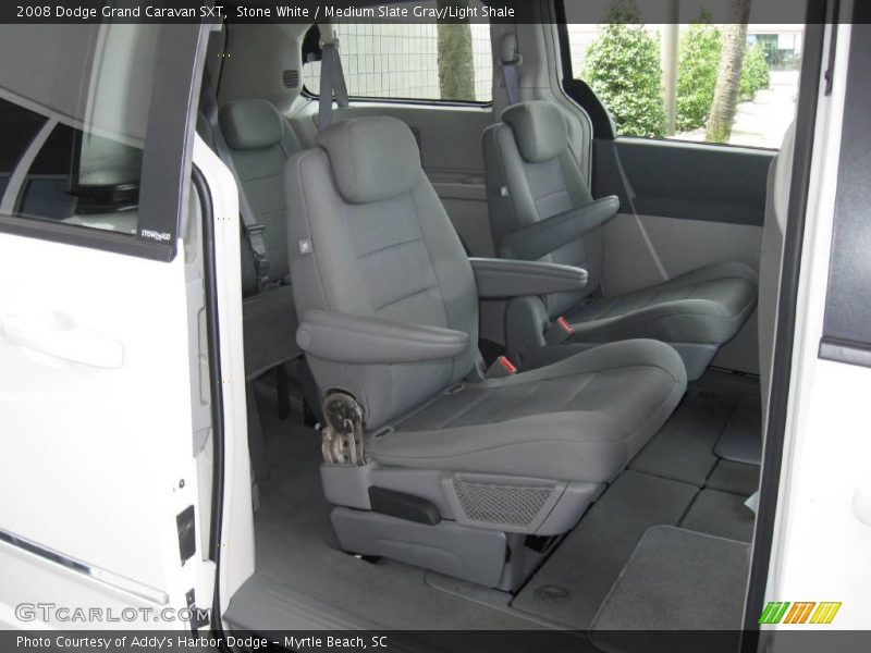 Stone White / Medium Slate Gray/Light Shale 2008 Dodge Grand Caravan SXT