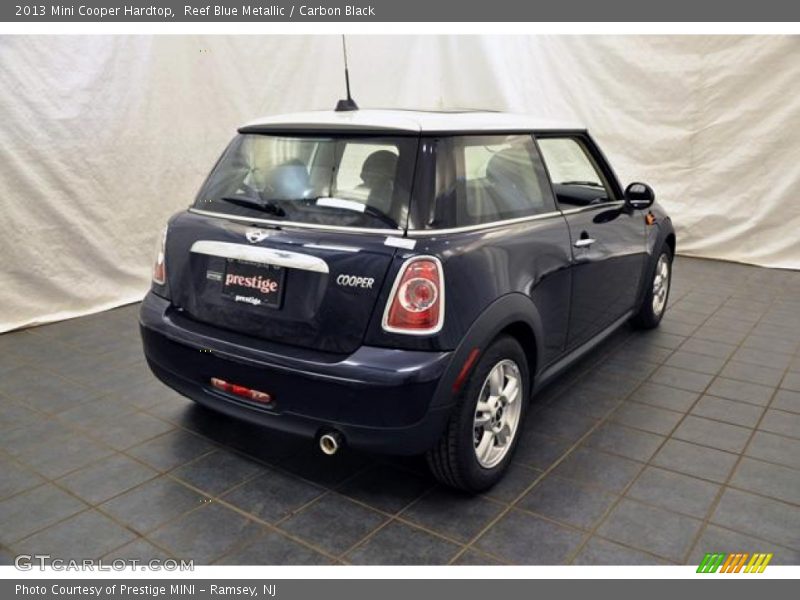 Reef Blue Metallic / Carbon Black 2013 Mini Cooper Hardtop