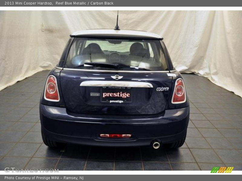 Reef Blue Metallic / Carbon Black 2013 Mini Cooper Hardtop