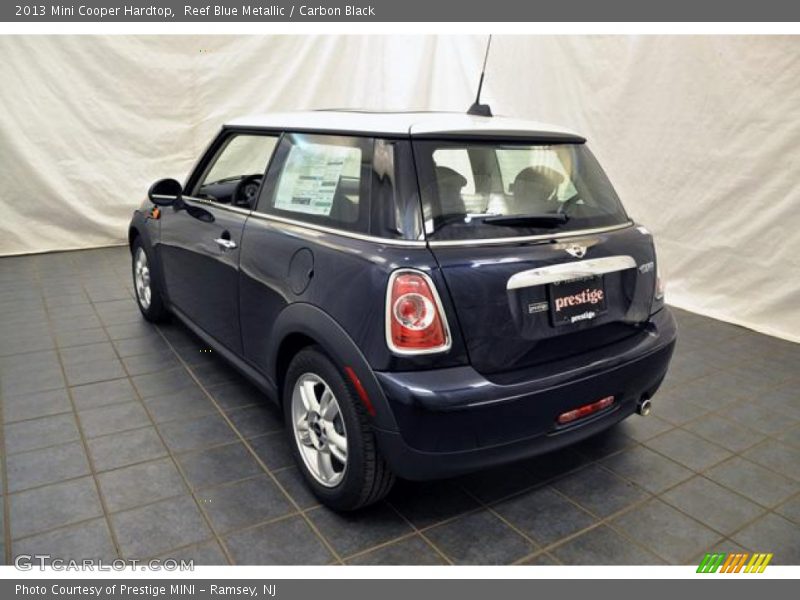 Reef Blue Metallic / Carbon Black 2013 Mini Cooper Hardtop