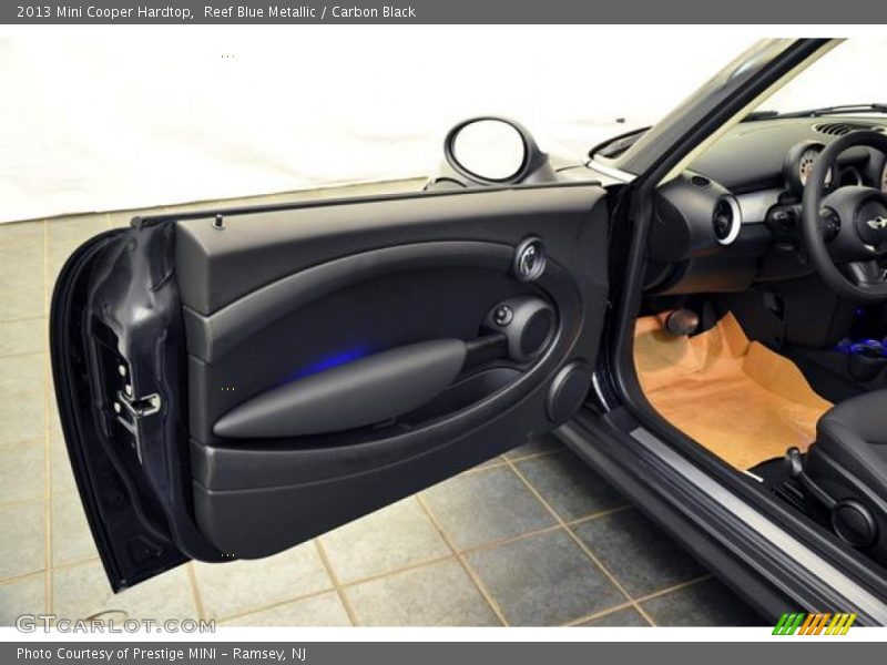 Reef Blue Metallic / Carbon Black 2013 Mini Cooper Hardtop