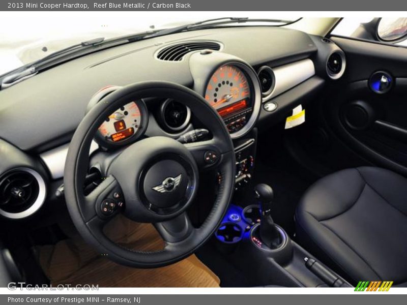 Reef Blue Metallic / Carbon Black 2013 Mini Cooper Hardtop