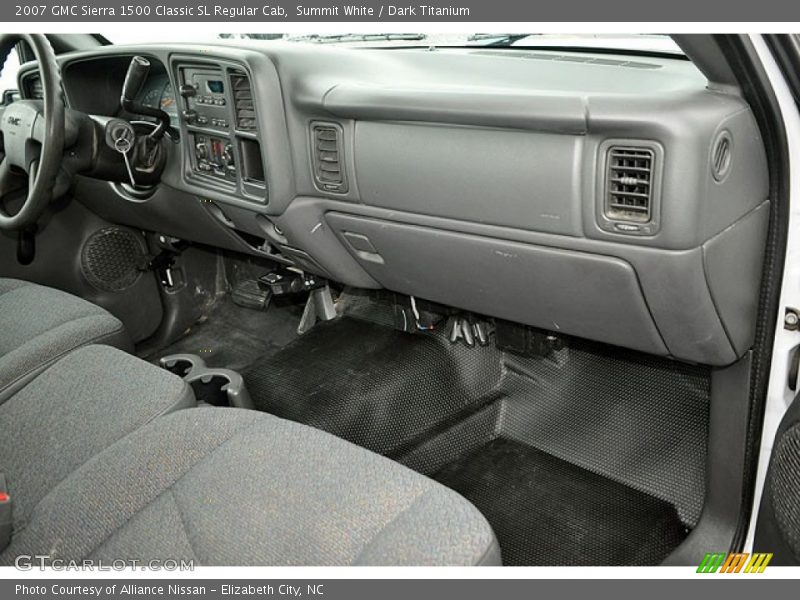 Summit White / Dark Titanium 2007 GMC Sierra 1500 Classic SL Regular Cab