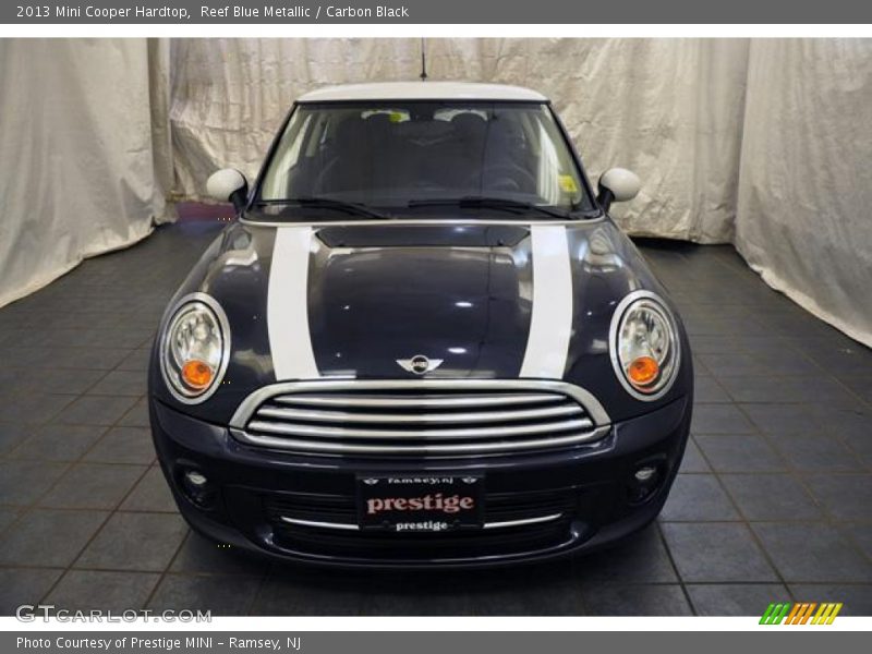 Reef Blue Metallic / Carbon Black 2013 Mini Cooper Hardtop