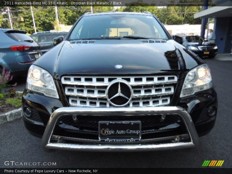 Obsidian Black Metallic / Black 2011 Mercedes-Benz ML 350 4Matic