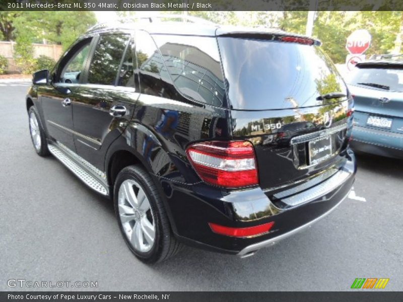Obsidian Black Metallic / Black 2011 Mercedes-Benz ML 350 4Matic
