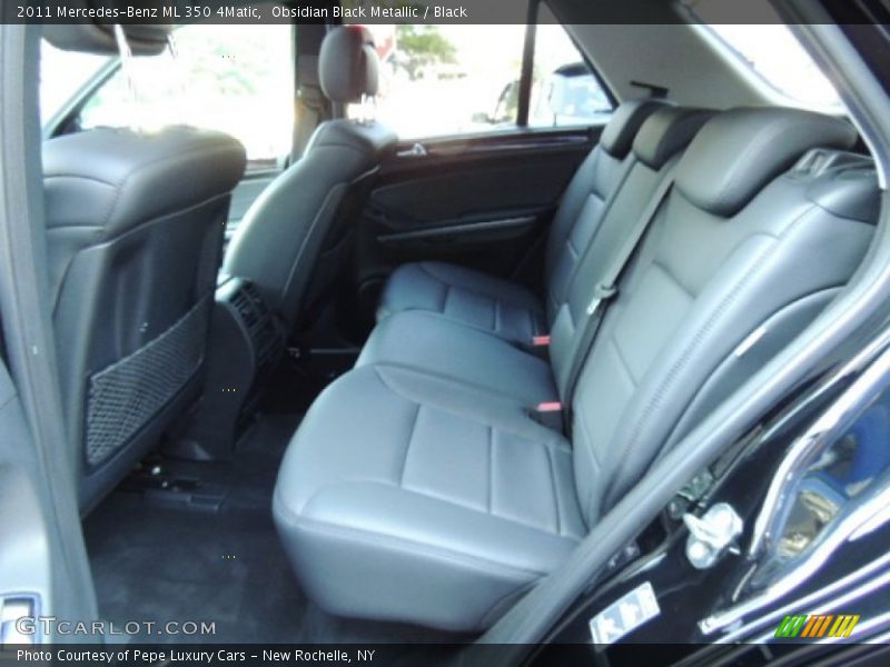 Obsidian Black Metallic / Black 2011 Mercedes-Benz ML 350 4Matic