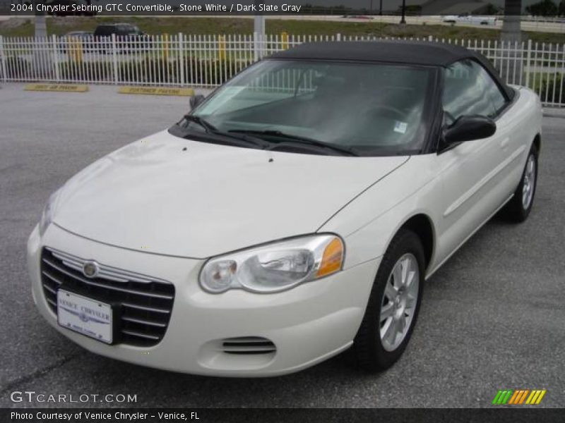 Stone White / Dark Slate Gray 2004 Chrysler Sebring GTC Convertible