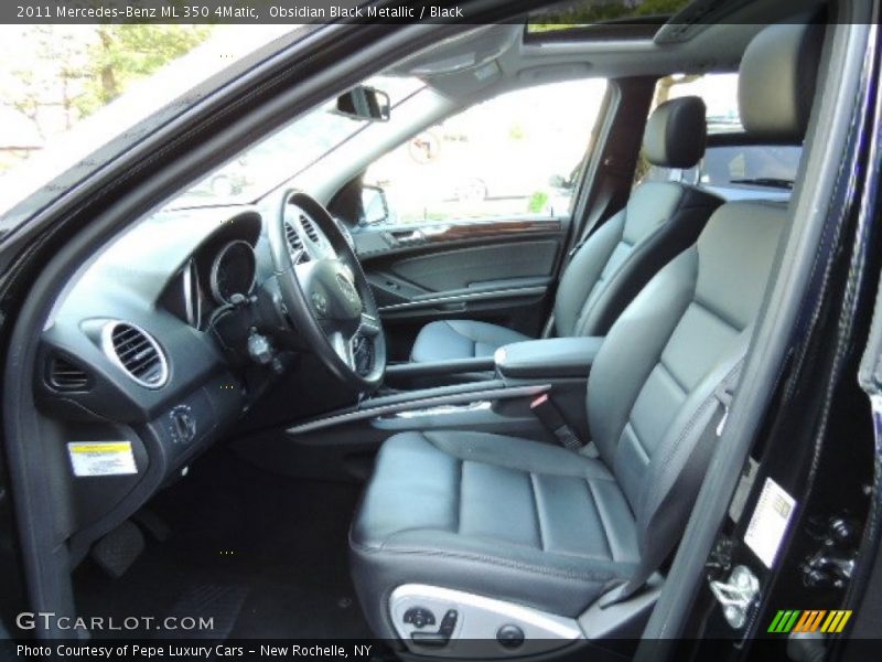 Obsidian Black Metallic / Black 2011 Mercedes-Benz ML 350 4Matic