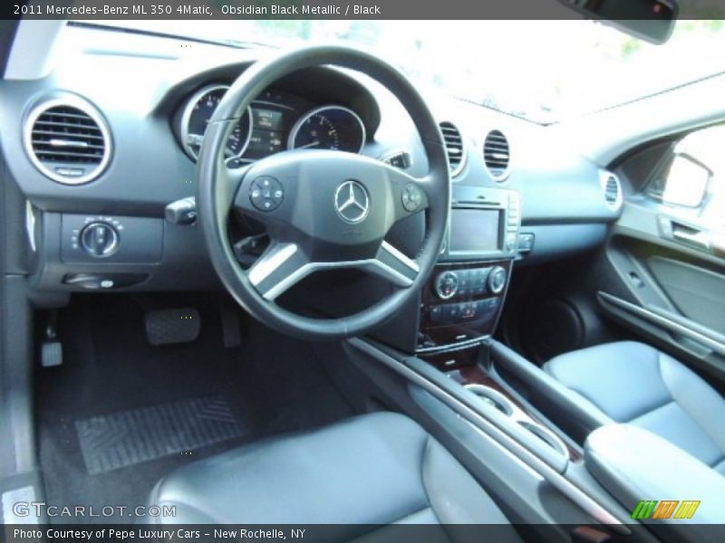 Obsidian Black Metallic / Black 2011 Mercedes-Benz ML 350 4Matic