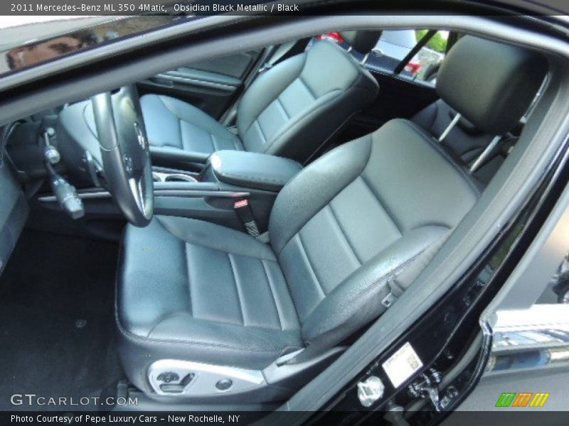 Obsidian Black Metallic / Black 2011 Mercedes-Benz ML 350 4Matic