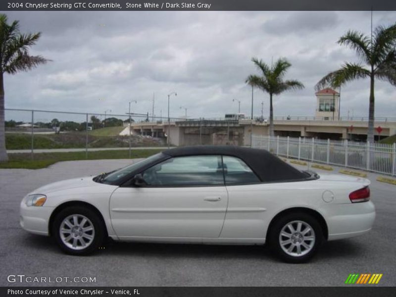 Stone White / Dark Slate Gray 2004 Chrysler Sebring GTC Convertible
