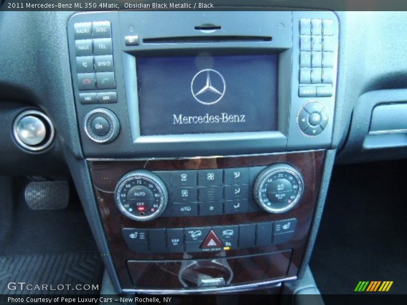 Obsidian Black Metallic / Black 2011 Mercedes-Benz ML 350 4Matic