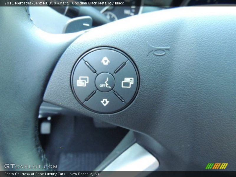 Obsidian Black Metallic / Black 2011 Mercedes-Benz ML 350 4Matic