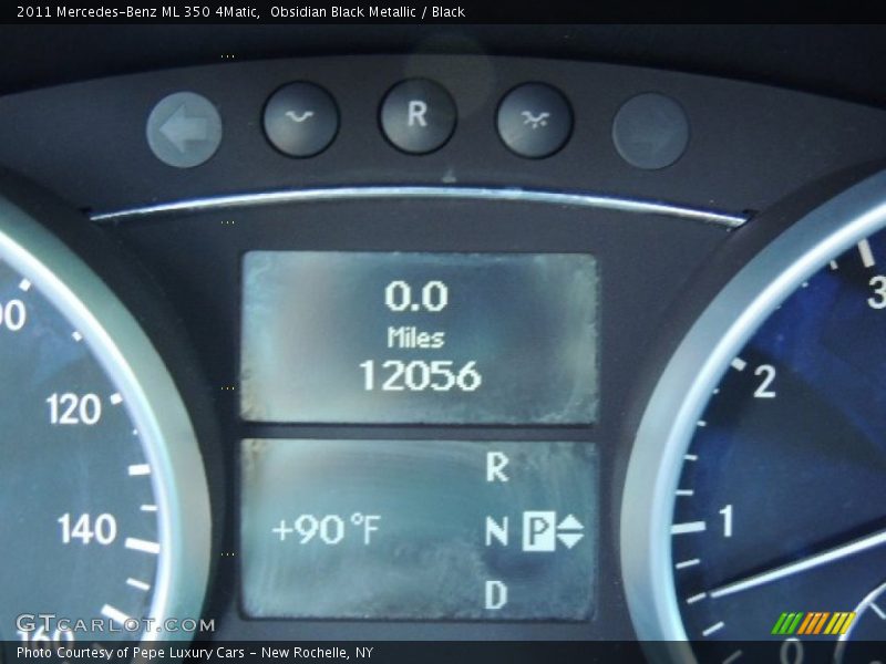 Obsidian Black Metallic / Black 2011 Mercedes-Benz ML 350 4Matic