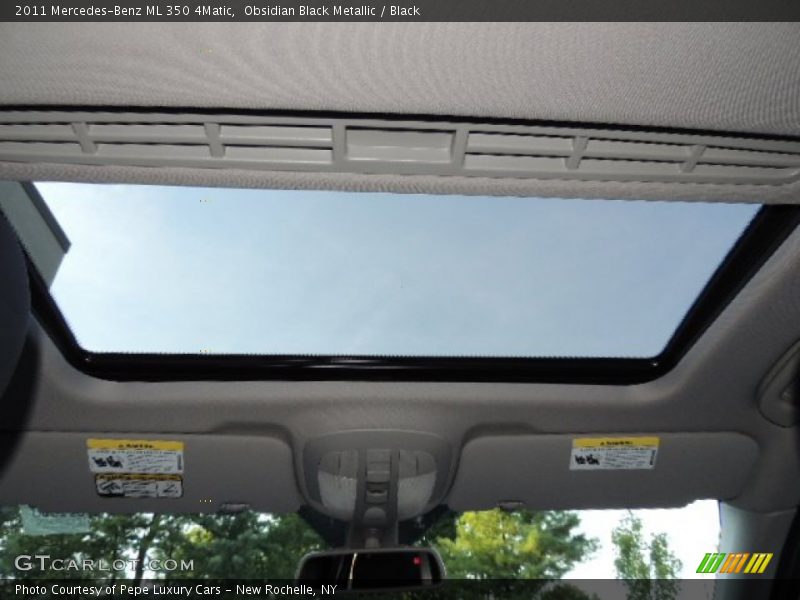 Obsidian Black Metallic / Black 2011 Mercedes-Benz ML 350 4Matic