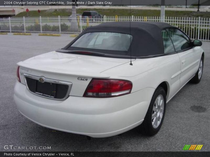 Stone White / Dark Slate Gray 2004 Chrysler Sebring GTC Convertible