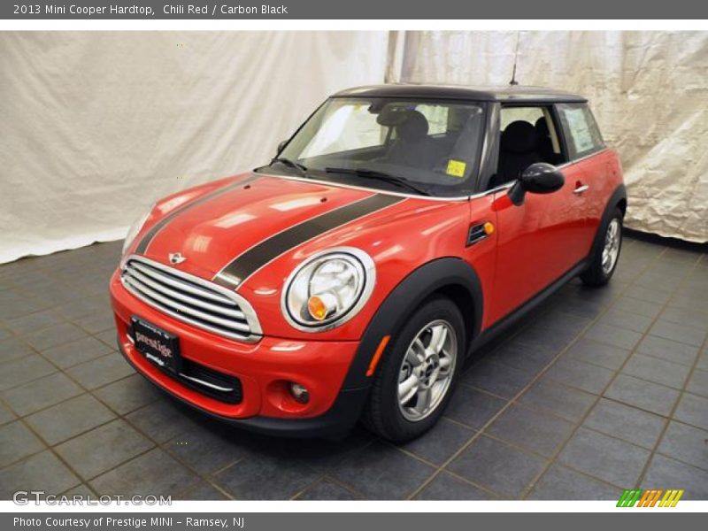 Chili Red / Carbon Black 2013 Mini Cooper Hardtop