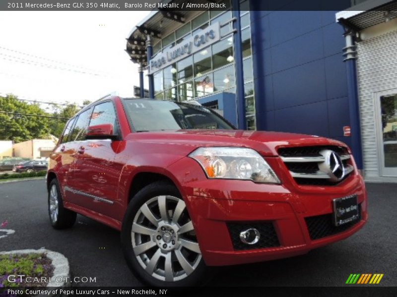Barolo Red Metallic / Almond/Black 2011 Mercedes-Benz GLK 350 4Matic
