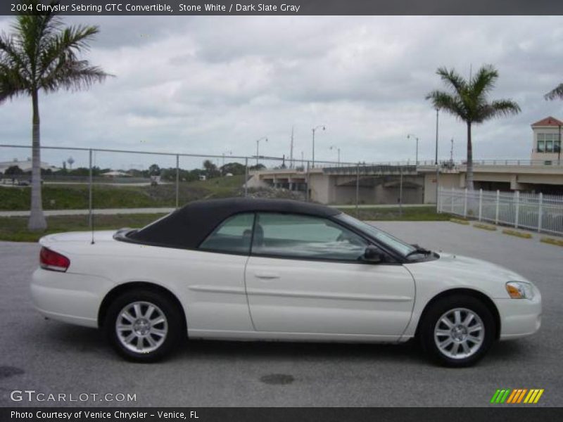 Stone White / Dark Slate Gray 2004 Chrysler Sebring GTC Convertible