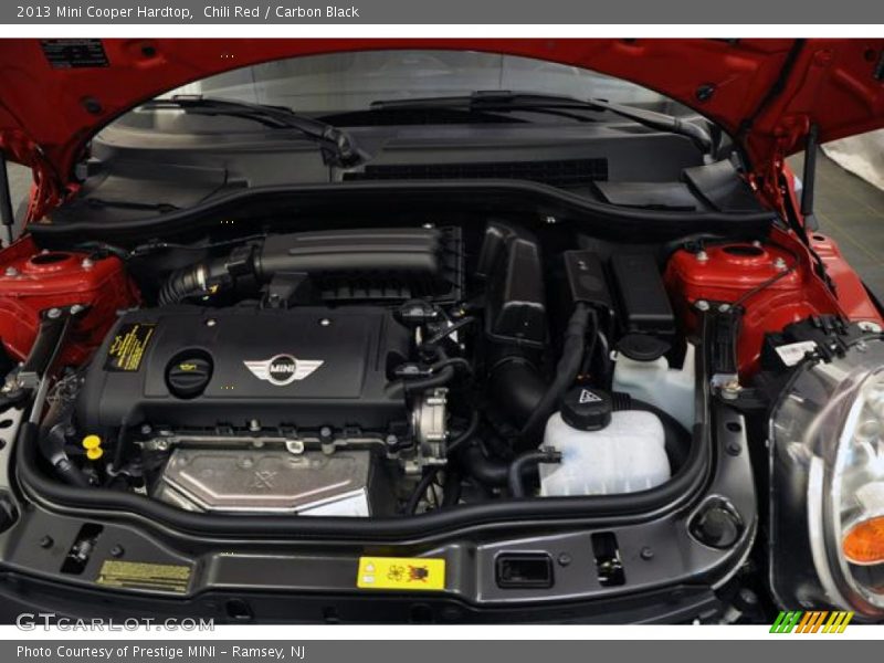 Chili Red / Carbon Black 2013 Mini Cooper Hardtop