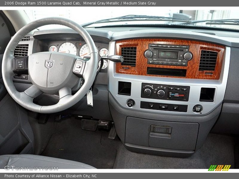 Mineral Gray Metallic / Medium Slate Gray 2006 Dodge Ram 1500 Laramie Quad Cab