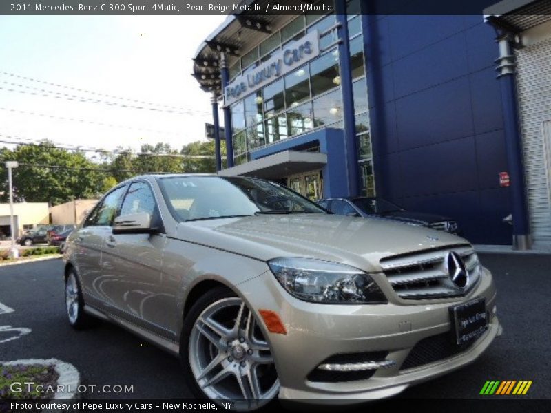 Pearl Beige Metallic / Almond/Mocha 2011 Mercedes-Benz C 300 Sport 4Matic