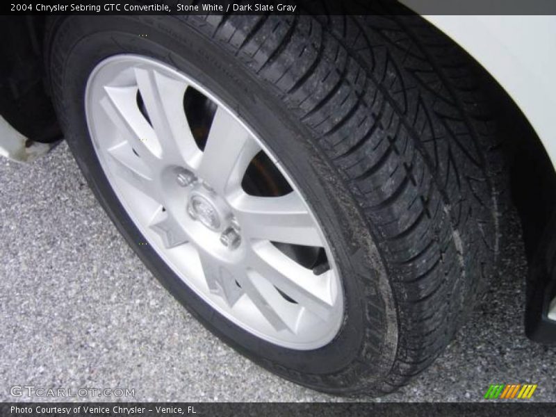 Stone White / Dark Slate Gray 2004 Chrysler Sebring GTC Convertible