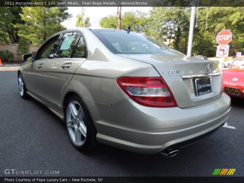 Rear 3/4 View - 2011 Mercedes-Benz C 300 Sport 4Matic