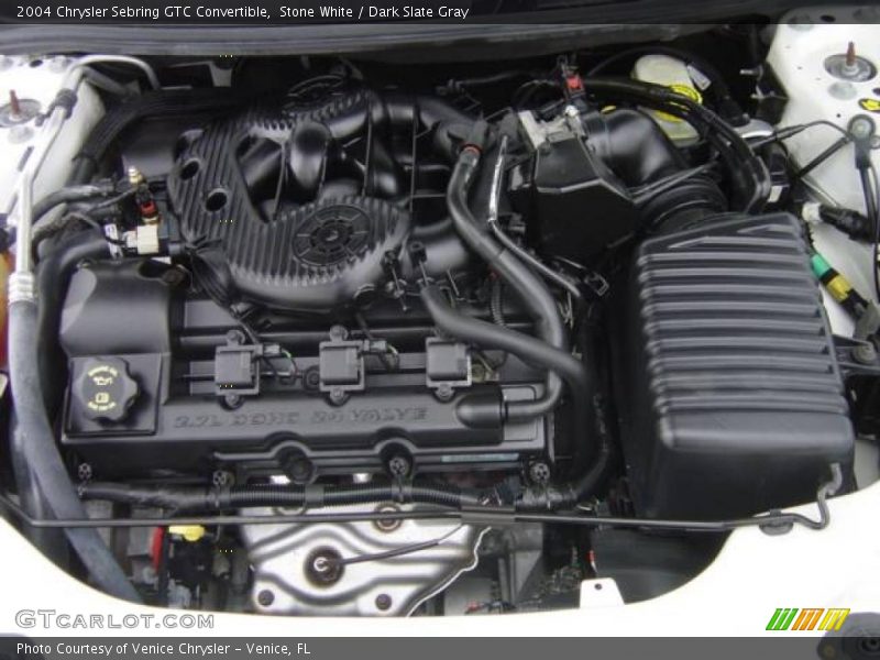 Stone White / Dark Slate Gray 2004 Chrysler Sebring GTC Convertible