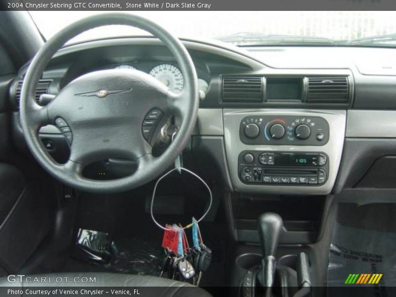Stone White / Dark Slate Gray 2004 Chrysler Sebring GTC Convertible