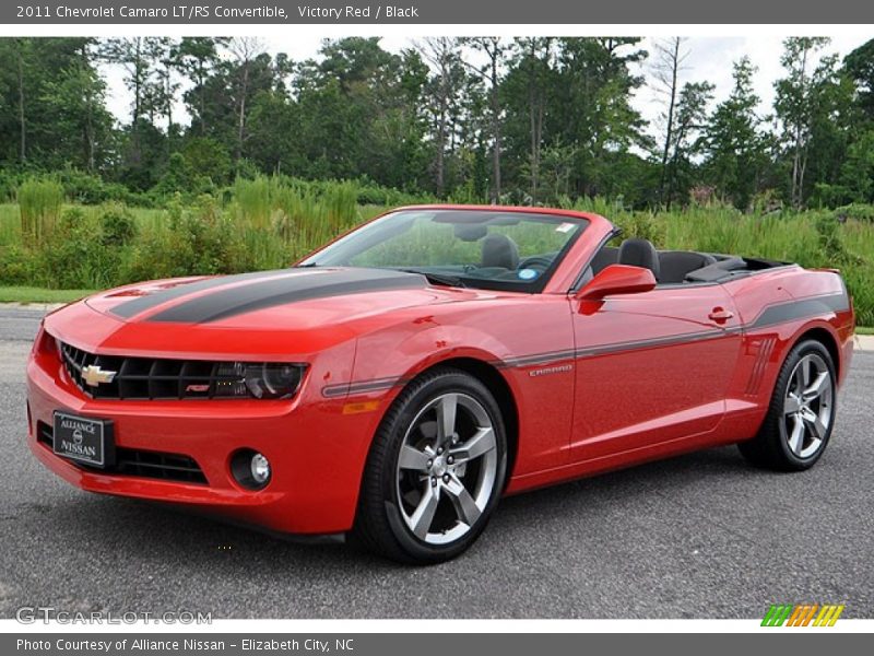 Victory Red / Black 2011 Chevrolet Camaro LT/RS Convertible
