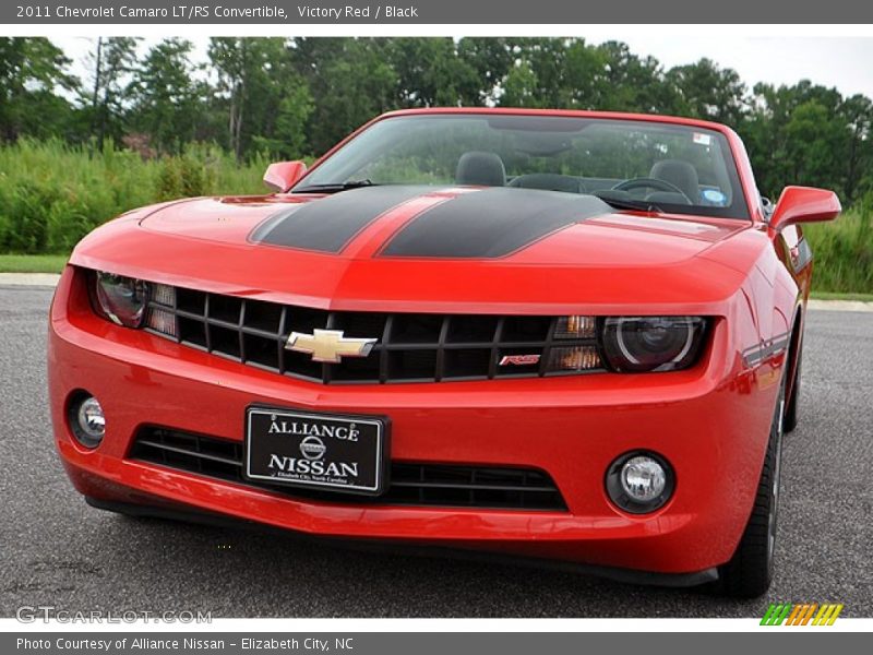 Victory Red / Black 2011 Chevrolet Camaro LT/RS Convertible