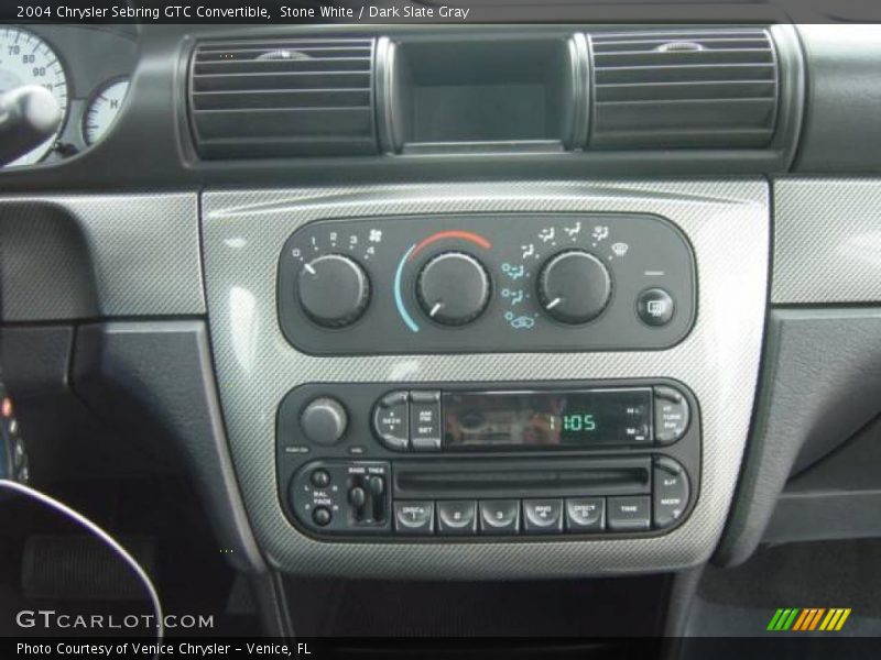 Stone White / Dark Slate Gray 2004 Chrysler Sebring GTC Convertible