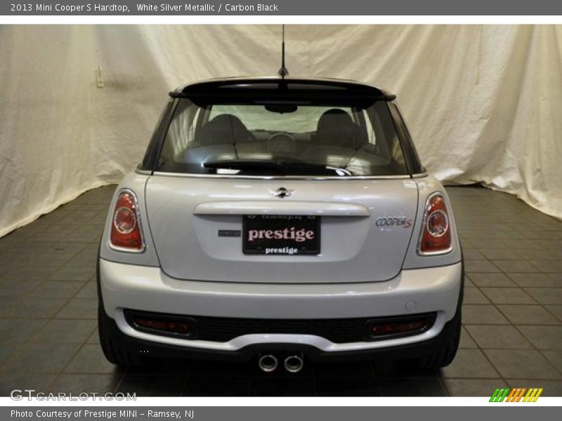 White Silver Metallic / Carbon Black 2013 Mini Cooper S Hardtop