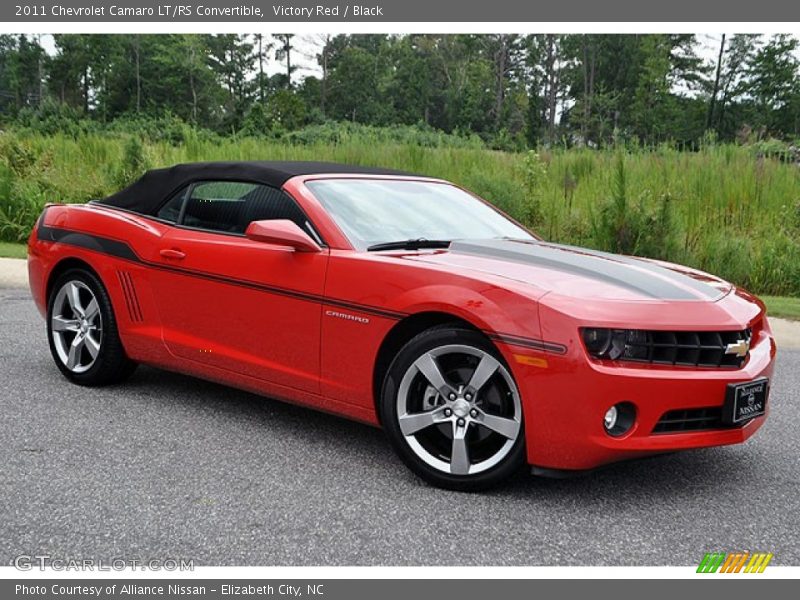 Victory Red / Black 2011 Chevrolet Camaro LT/RS Convertible