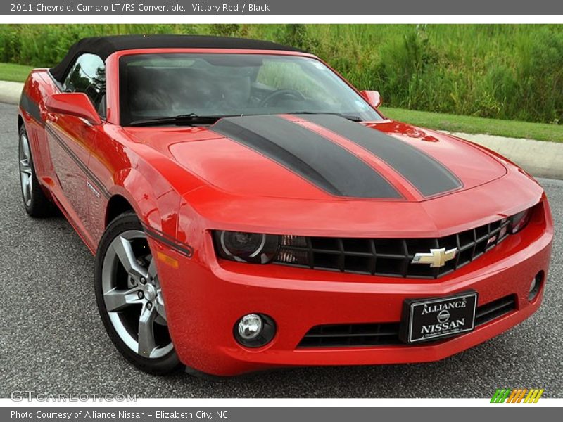 Victory Red / Black 2011 Chevrolet Camaro LT/RS Convertible