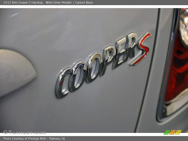 White Silver Metallic / Carbon Black 2013 Mini Cooper S Hardtop