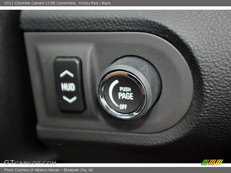 Controls of 2011 Camaro LT/RS Convertible