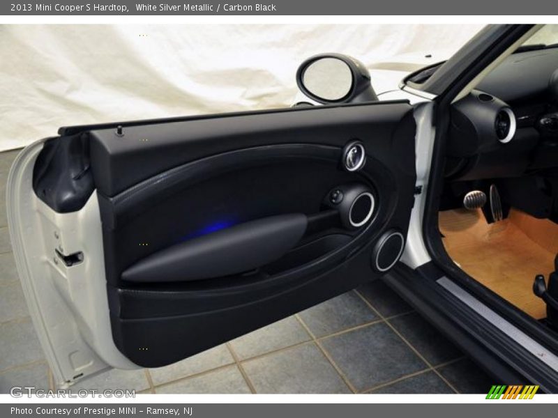 White Silver Metallic / Carbon Black 2013 Mini Cooper S Hardtop