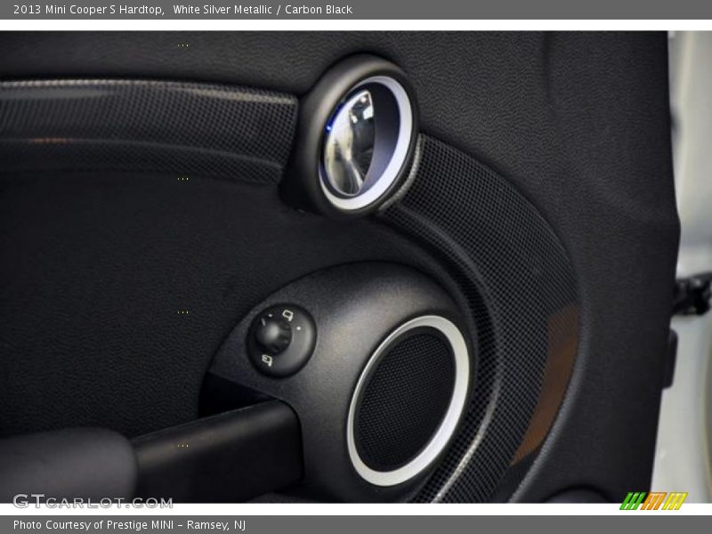 White Silver Metallic / Carbon Black 2013 Mini Cooper S Hardtop
