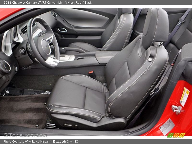 Front Seat of 2011 Camaro LT/RS Convertible